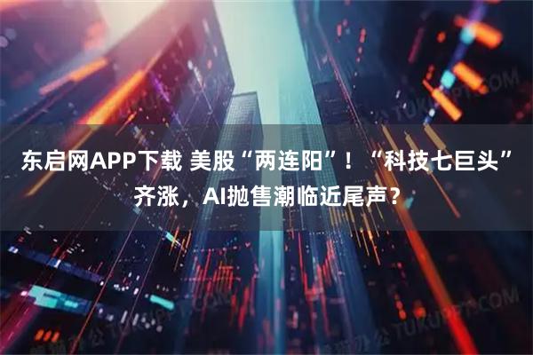 东启网APP下载 美股“两连阳”！“科技七巨头”齐涨，AI抛售潮临近尾声？